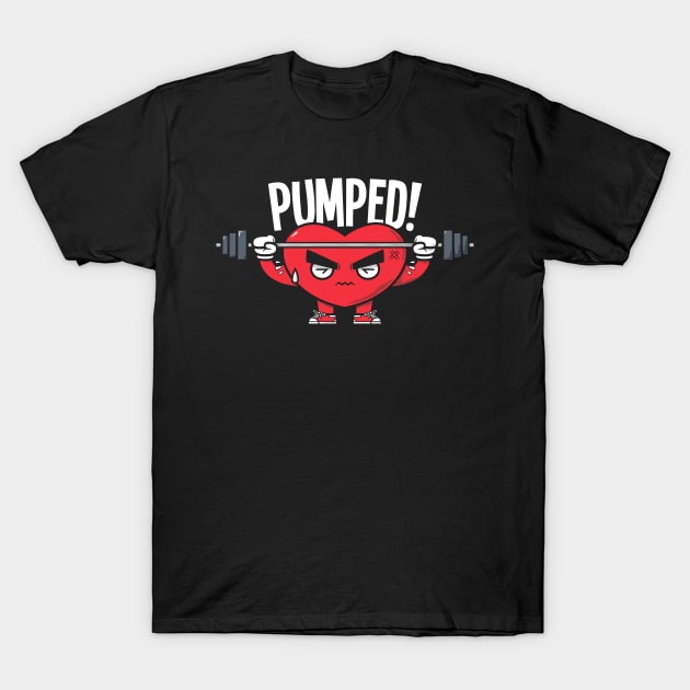 Pumped Heart T-Shirt by krisren28